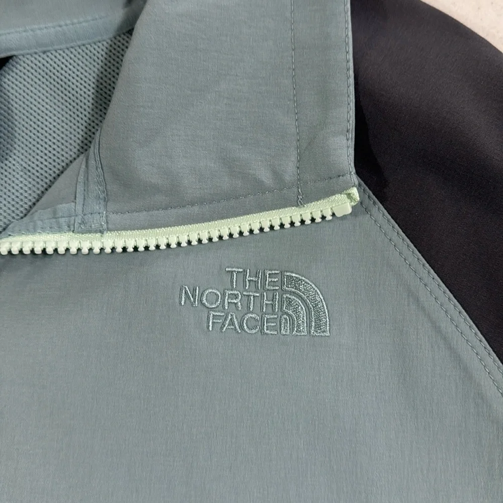 North Face Windbreaker Class V Anorak Women’s Jacket Blue Gray Medium - Picture 4 of 13